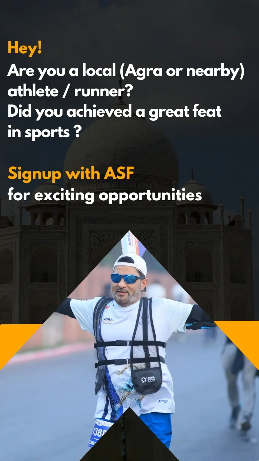 Runners or Athlete Registration